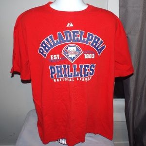 Vintage Men's Philadelphia Phillies XL Red T-Shirt